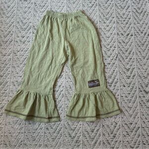 Matilda Jane flare pants green Girls Size 4